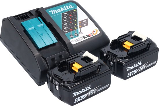 Makita DHW 180 RG accudrukreiniger 18 V 24 bar + 2x accu 6.0 Ah + lader van Makita — afbeelding 4