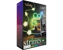 Twinkly Candies Stars Lichtsnoer - 200 LED RGB - 12 meter - App-gestuurd - Binnen - Groen snoer