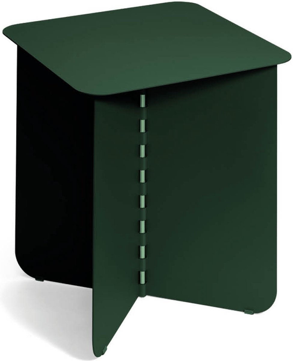 Puik Design - Hinge - Bijzettafel - Salontafel - koffietafel - Medium - Donkergroen - Metaal - Industrieel - Design