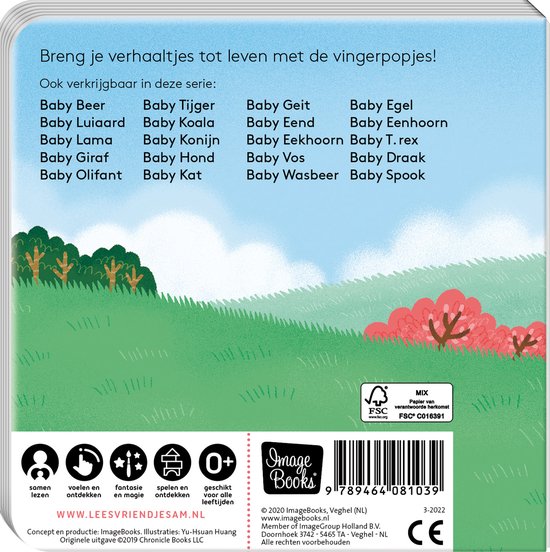 Vingerpopboekjes 1 - Baby Varken