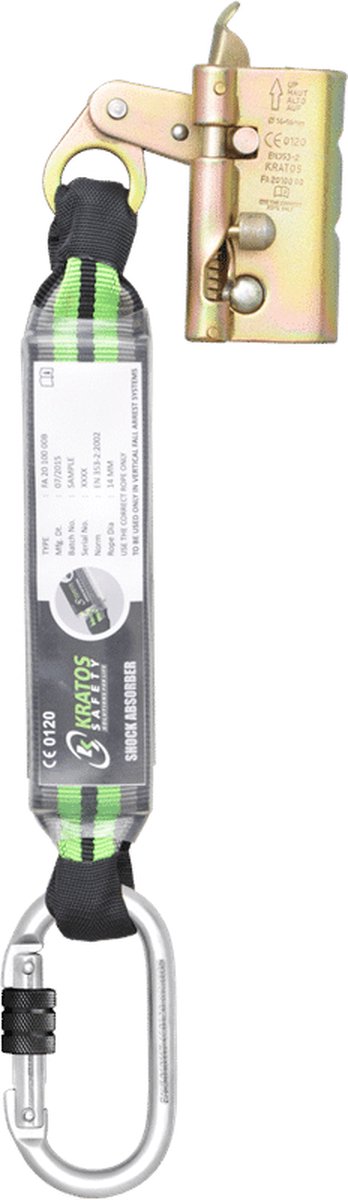 Kratos Safety Lofty-A Valbeveiliger Getorst Touw met Energieabsorber – FA2010000B