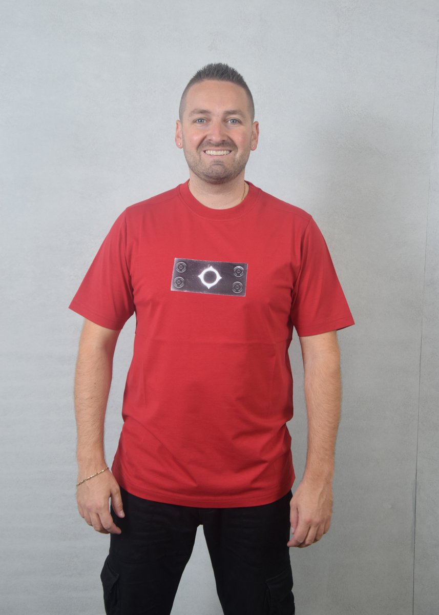 Ma.Strum Tromple Loeil Badge Tee