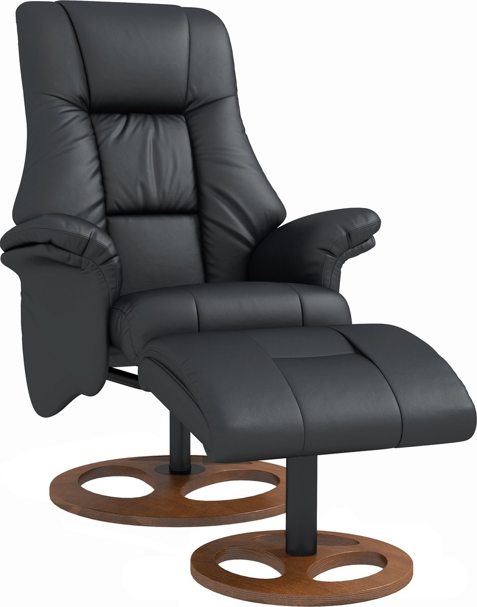 HOMCOM Massagesessel mit Fußhocker 839-851V80
