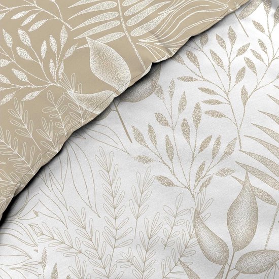 Sophie Beddengoedset - Geborduurd bloemenpatroon - Crèmekleurig Sophie Beddengoedset - Geborduurd bloemenpatroon - Crèmekleurig