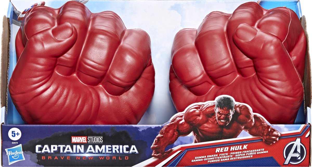 Marvel Captain America: Brave New World Red Hulk Gamma Smash Fists — afbeelding 2