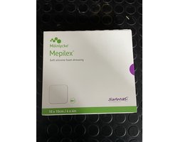 Molnlycke - Mepilex - zacht siliconen schuimverband - 10cm x 10cm - 5 stuks