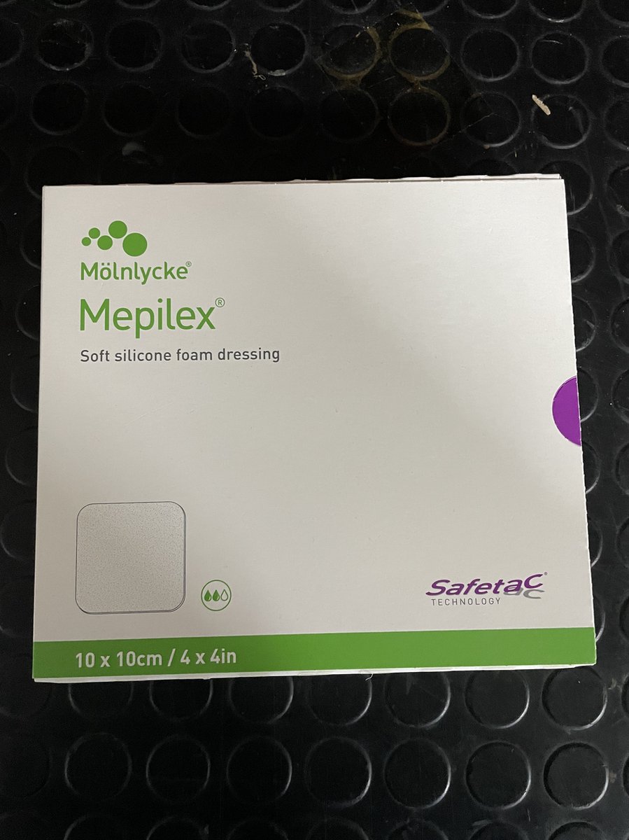Goedkoopste Mepilex zacht siliconen schuimverband 10cm x 10cm 5 stuks
