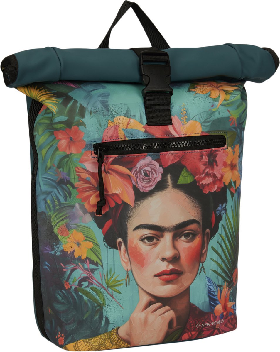 New Rebels Mart Art - New York Flowerhead 21L Rugtas Rolltop Waterafstotend Laptop 15.6"