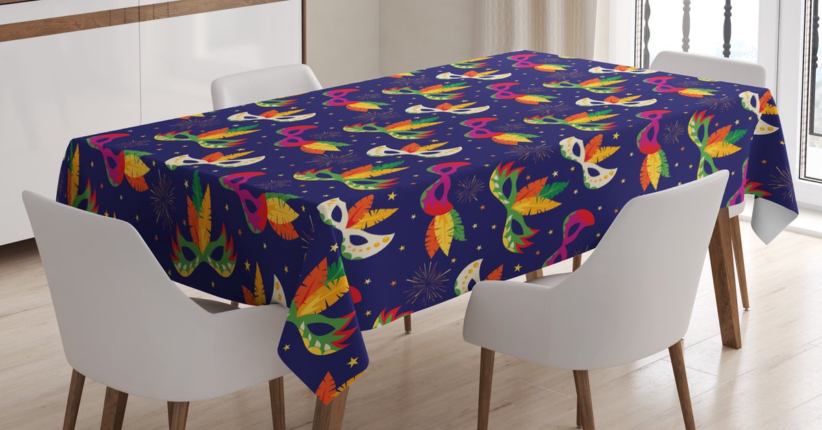 New Bed Feestelijke Plezier Party Wasbare Tafelkleed Rechthoekige Tafelhoes, Tafellaken 140 x 200 cm