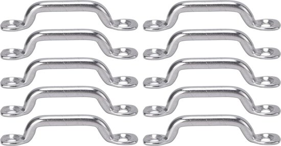10 Stück Deckschlaufen Edelstahl 316 - Pad Eye Für Boote & Kajaks