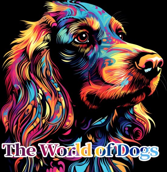 Kleurboek Honden – Kleurboek met Hondenprints – DIY Kleurboek Honden – Relax Kleurboek Honden – Enkelzijdige Kleurplaten – Honden Kleurboek Cadeau – Antistress Kleurboek Honden – Colorbook Dogs – 20x20cm – 22 Kleurplaten