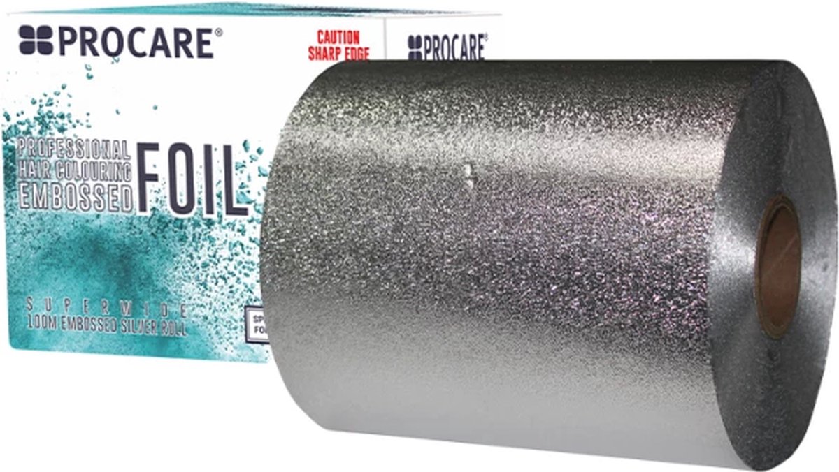 PROCARE - Superwide Embossed Hair Foil Roll 127MM X 100M - Haarfolie - Haarkleuring - Kapper