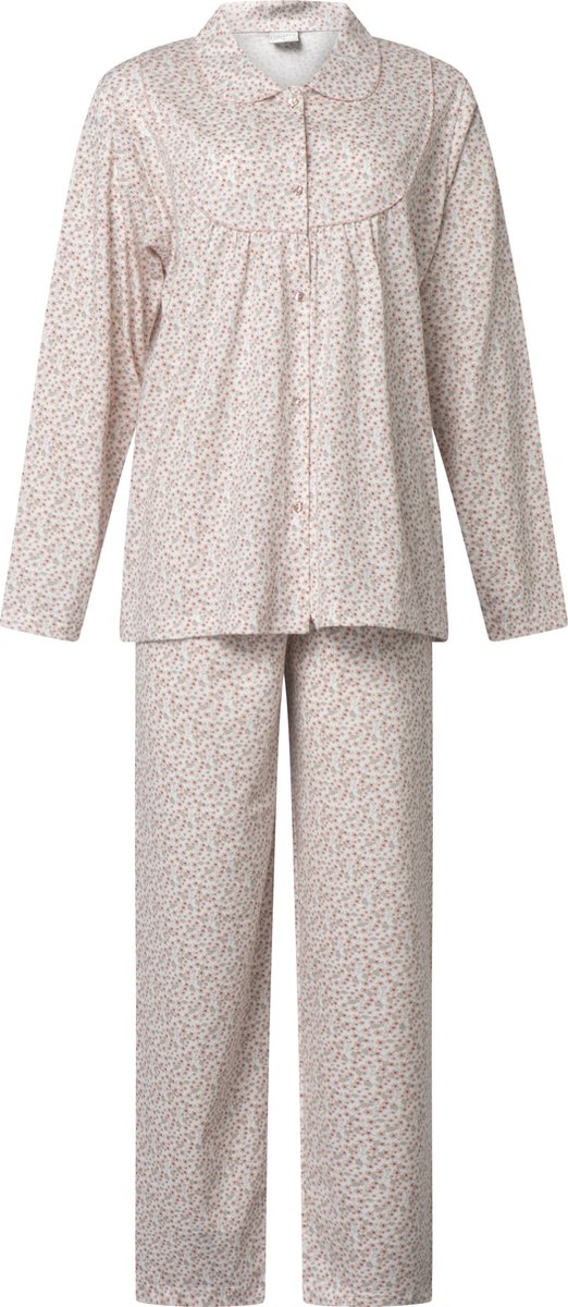 Lunatex klassieke dames pyjama 124245 - 100% katoen - roze