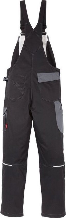 Kansas Icon Two Latzhose 1009 LUXE Schwarz/Grau-C48