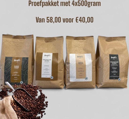 Koffiebonen vergelijken en goedkoop koffiebonen kopen