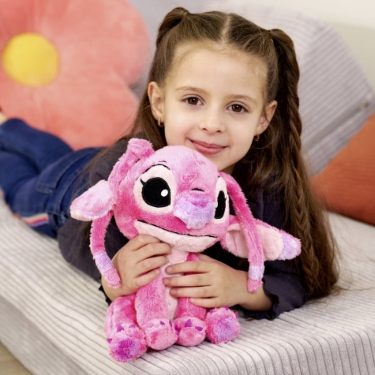 Disney - Lilo & Stitch - Angel - 25 cm - Pluche - Roze - Alle leeftijden - Knuffel — afbeelding 4