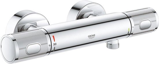 Grohe Robinet de douche thermostatique Precision Feel Chrome 12 cm