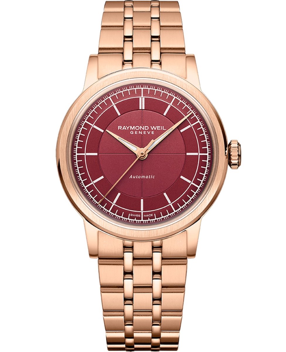 Raymond Weil Millesime 2125-P5-45001 Horloge - Staal - Rosékleurig - Ø 35 mm