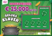 GeluksKlaver nep krasloten - Perfect voor een 1 april grap of cadeau