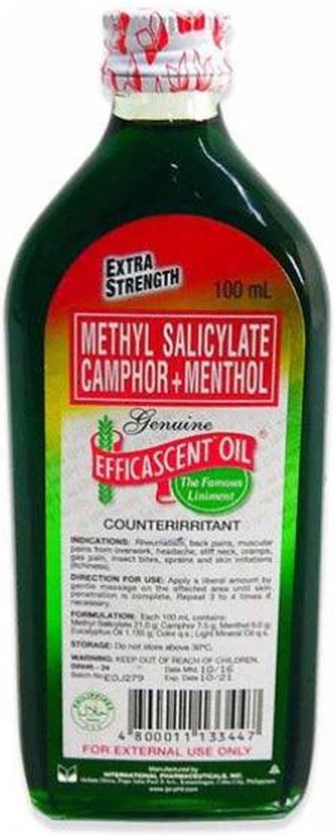 Goedkoopste Efficascent Oil - Extra Strength 100ml