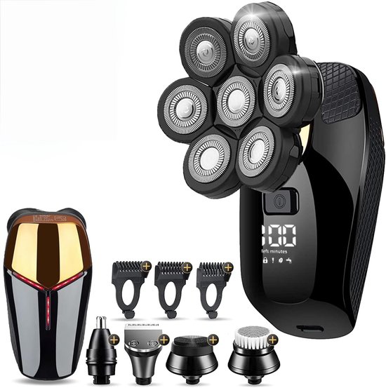 Lexium Skull Shaver - Scheerapparaat Mannen – Trimmer - Tondeuse - Hoofd Kaal Scheren