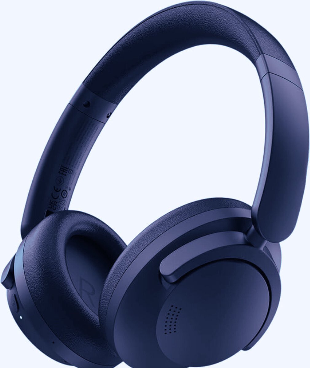 Bluetooth Hoofdtelefoon Met Actieve Ruisonderdrukking - 70 Uur Speeltijd - ENC Microfoon - Diepe Bas & Snel Opladen – Draadloze Over-Ear Headphones Met EQ Voorinstelling