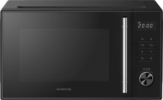 Inventum MN257SB - Vrijstaande solo-magnetron - 25 liter - 900 watt - 8 kookprogramma's - Zwart