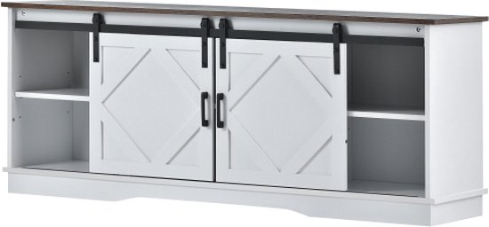 DAWNYIELD Houten dressoir, vrijstaand, multifunctioneel, met