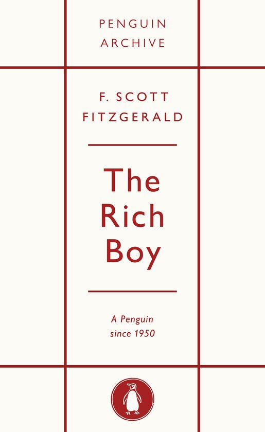 Penguin Archive-The Rich Boy - cover