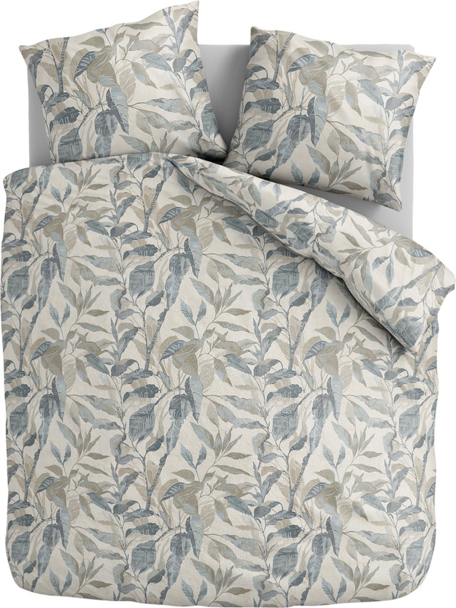 Zydante® Microvezel Dekbedovertrekset - 135x200 cm - Muted Vines - met 1 Kussenslop