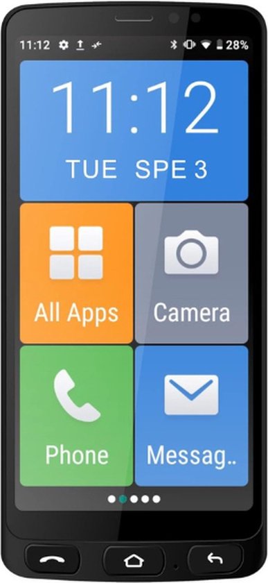 Uleway GSM mobiele telefoon voor senioren, mobiele klaptelefoon zonder abonnement, grote toetsen, eenvoudig, met noodoproepfunctie, dual-sim 2,4 inch display
