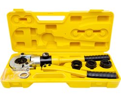 Somstyle Perstang Geschikt voor UPONOR S-press 20, 25 & 32 MM - Tang voor Waterleiding - Krimptang Hydraulisch - Geel / Zwart