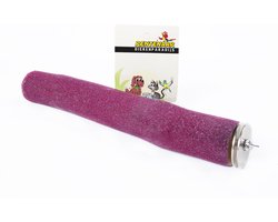 papegaaien zitstok- vogel zitstokken- zitstok- papegaaien standaard paars XL 33 cm lang en 5 cm doorsnee