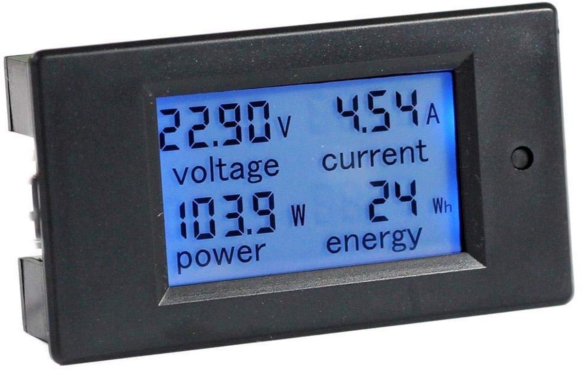 Digitale DC Voltmeter Amperemeter Multimeter met LCD-display voor Stroom en Spanning