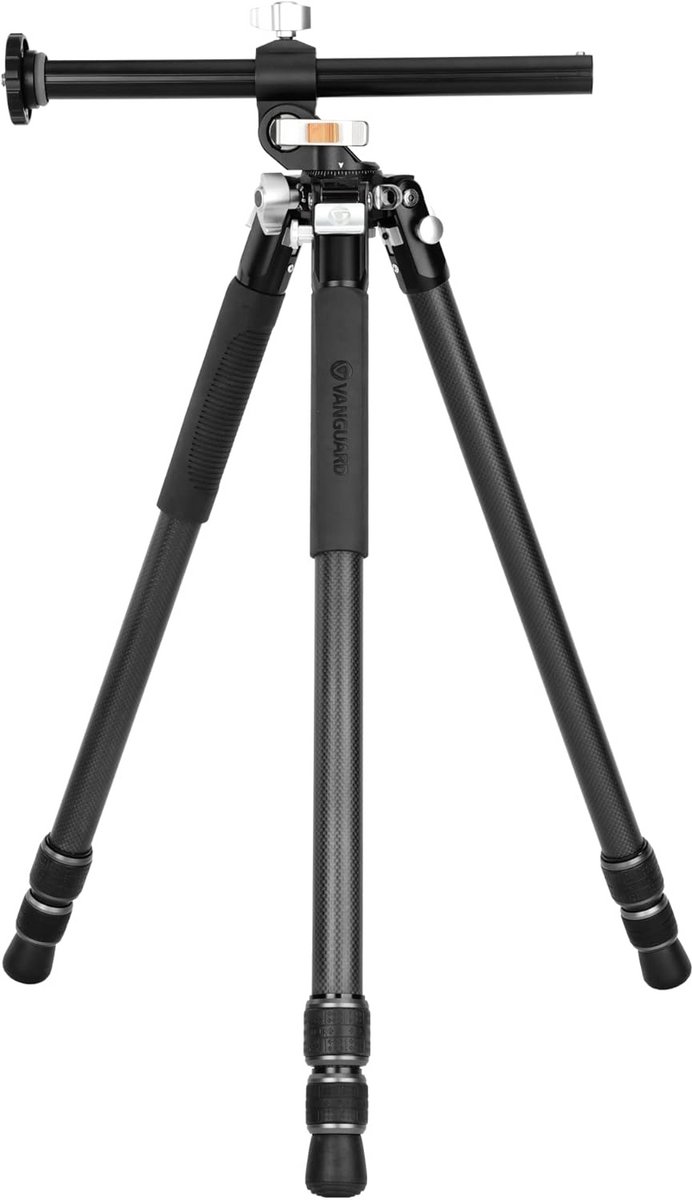 Professioneel Carbon Statief met Veelzijdige Middenkolom - Lichtgewicht & Stabiel