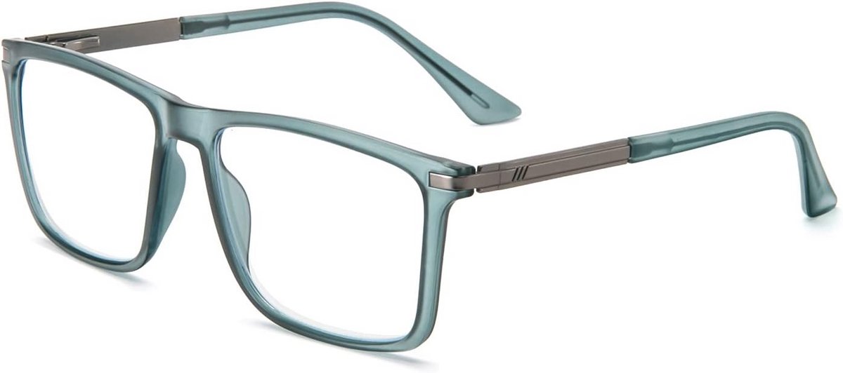 Leesbril met Blauwlichtfilter voor Mannen en Vrouwen - Comfortabel Metaal & TR90 Montuur