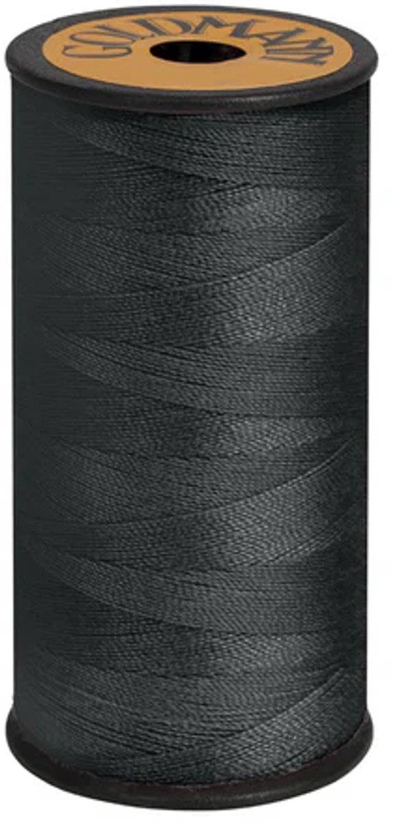 Goldmann - 1 klosje zwart naaigaren - col 580 zwart - 200m - 100% polyester garen