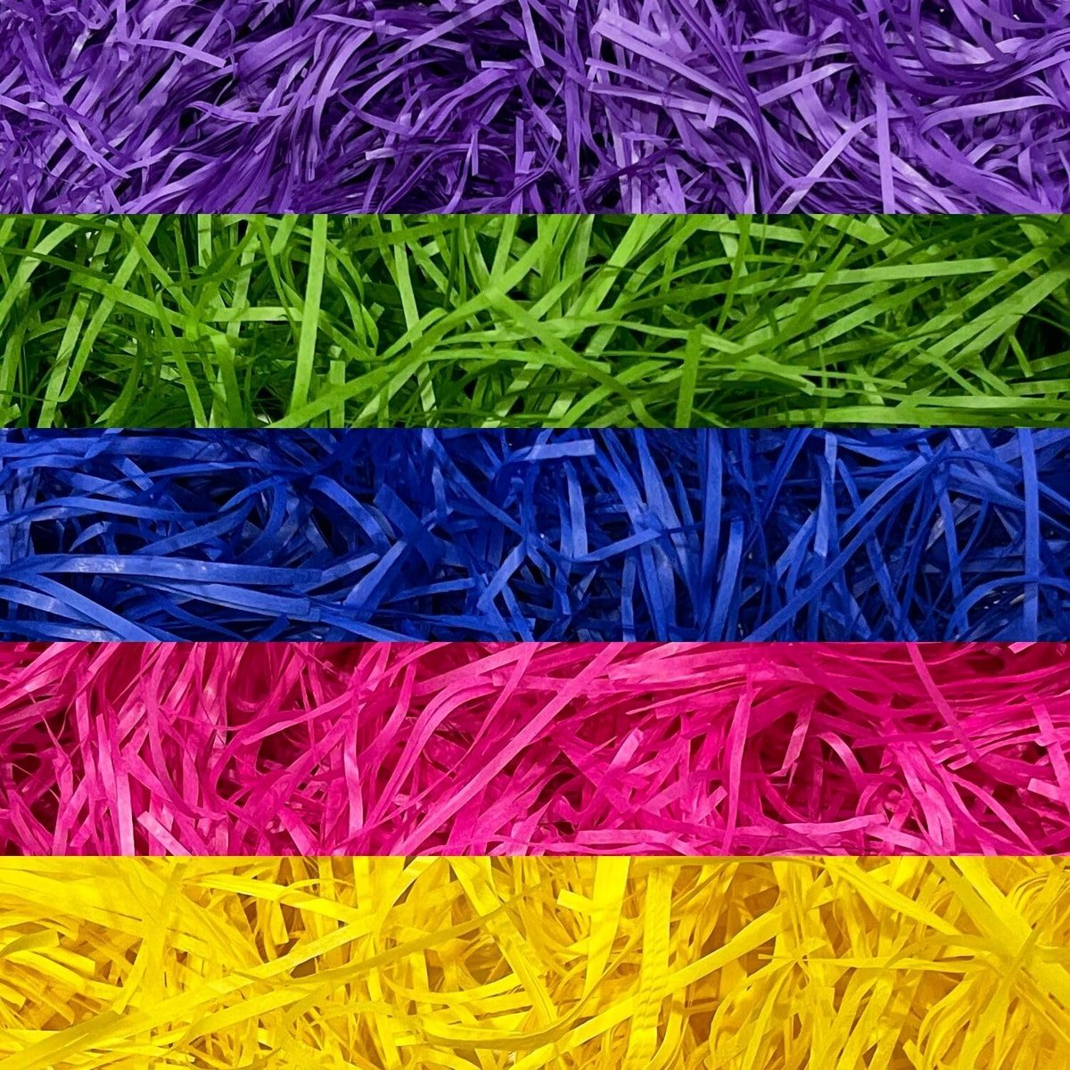 Raffia Snippers voor Geschenken en Decoratie - 5 Kleuren