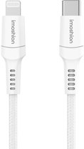 imoshion Kabel - Geschikt voor Lightning naar USB C - 0,5 meter - Oplader Kabel geschikt voor iPhone 11/12/13/14 - Wit