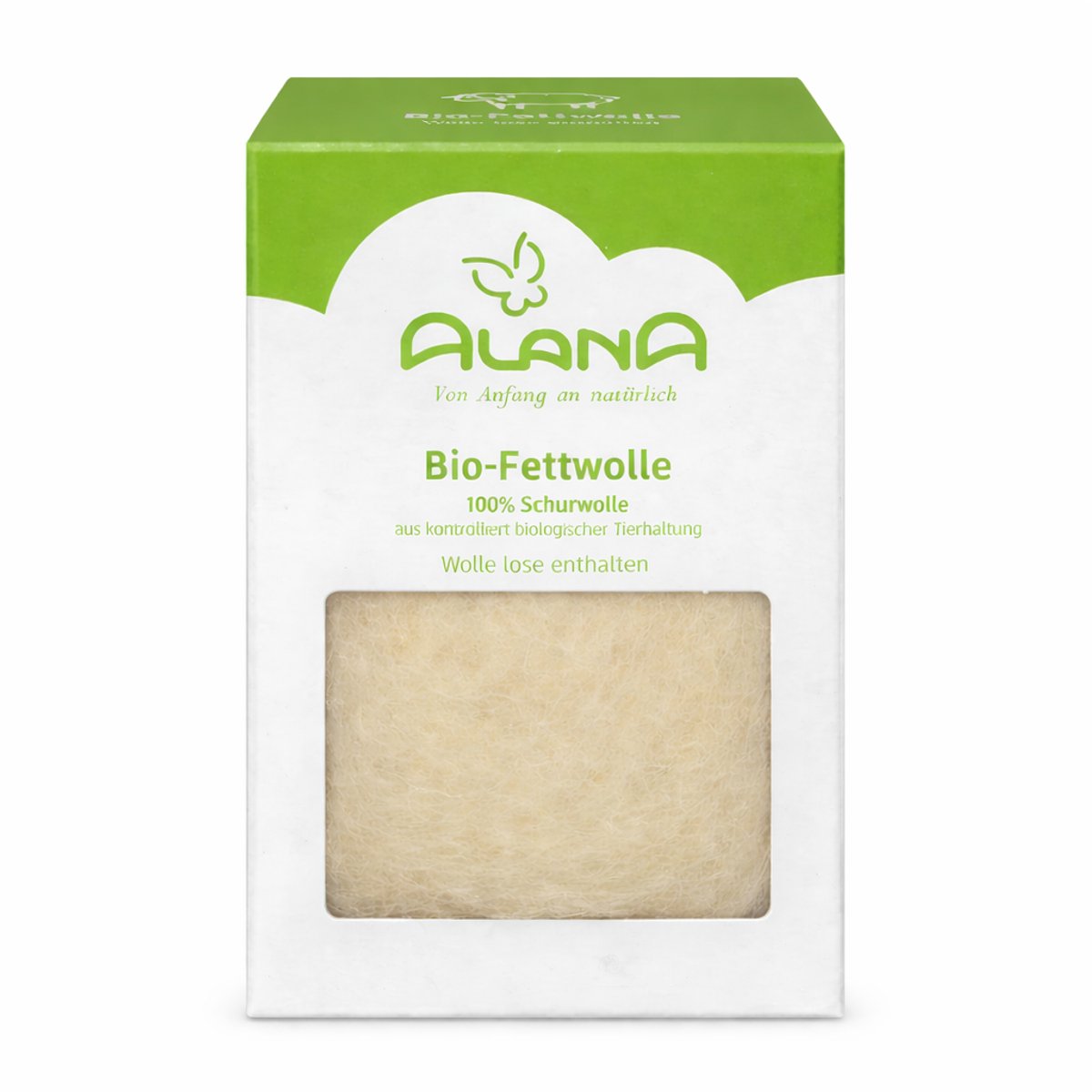 Bio Heilwol voor Baby – 50g – Ondersteunt bij Rode Babybilletjes, Luieruitslag & Gevoelige Huid – 100% Schapenwol met Lanoline