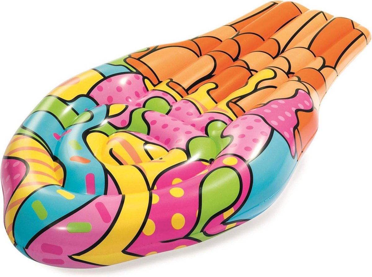 Opblaasbaar Eenpersoons Luchtbed Strand of Tuin 188 x 95 cm