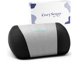 CozySense® Rugsteun – Ergonomisch Rugkussen met Gelstructuur - Onderrug – Drukverlagende Lendensteun voor Auto, Bureau en Thuis – Ademend, Koelend en Antislip