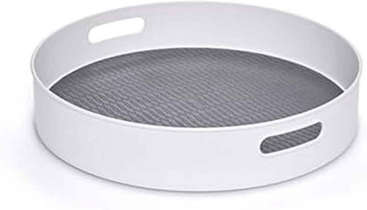 Draaitafel onder wastafel 22,9 cm antislip wit/grijs