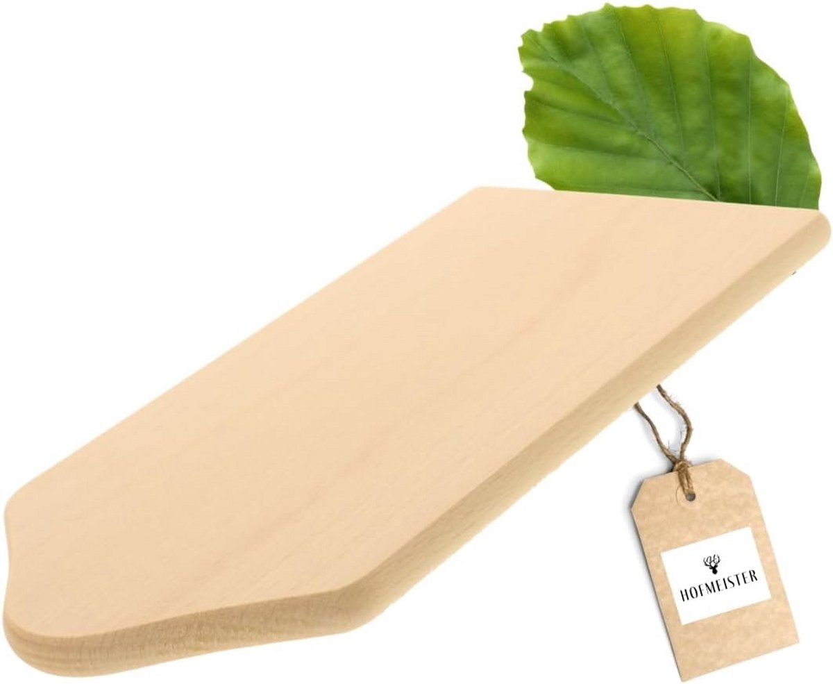 Ontbijtplank capsulevorm 220 mm beukenhout