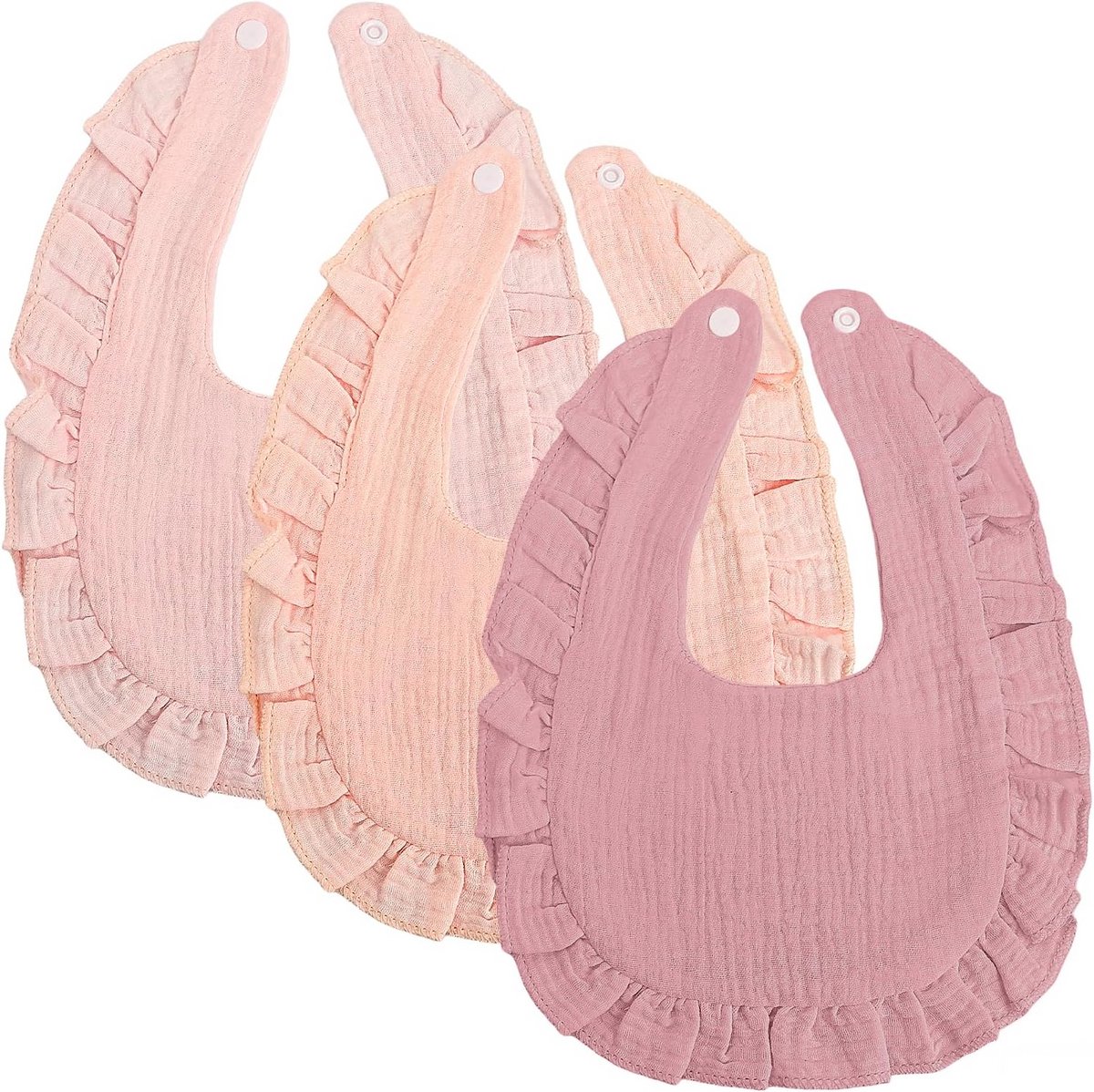 Lusdoekjes voor baby's 3-pack zacht en absorberend unisex voor pasgeborenen en peuters
