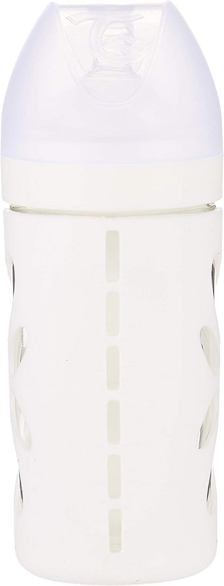 Anti-coliek Glas Babyfles 180 ml - Hittebestendig en BPA-vrij — afbeelding 3