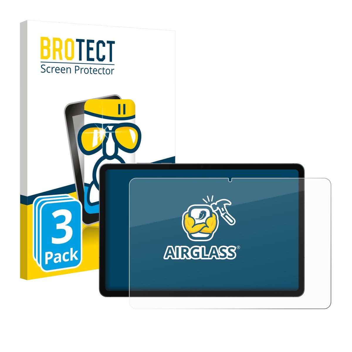Screenprotector 3 Stuks voor Samsung Galaxy Tab S11 Beschermglas transparant