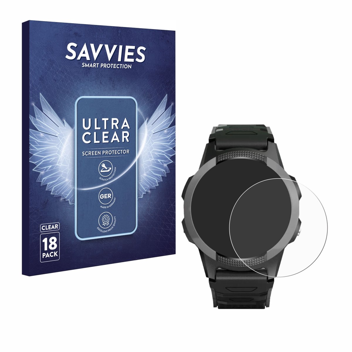 Savvies - Screenprotector voor NikuTRAX NC56S - Folie Beschermfolie transparant 18 Stuks