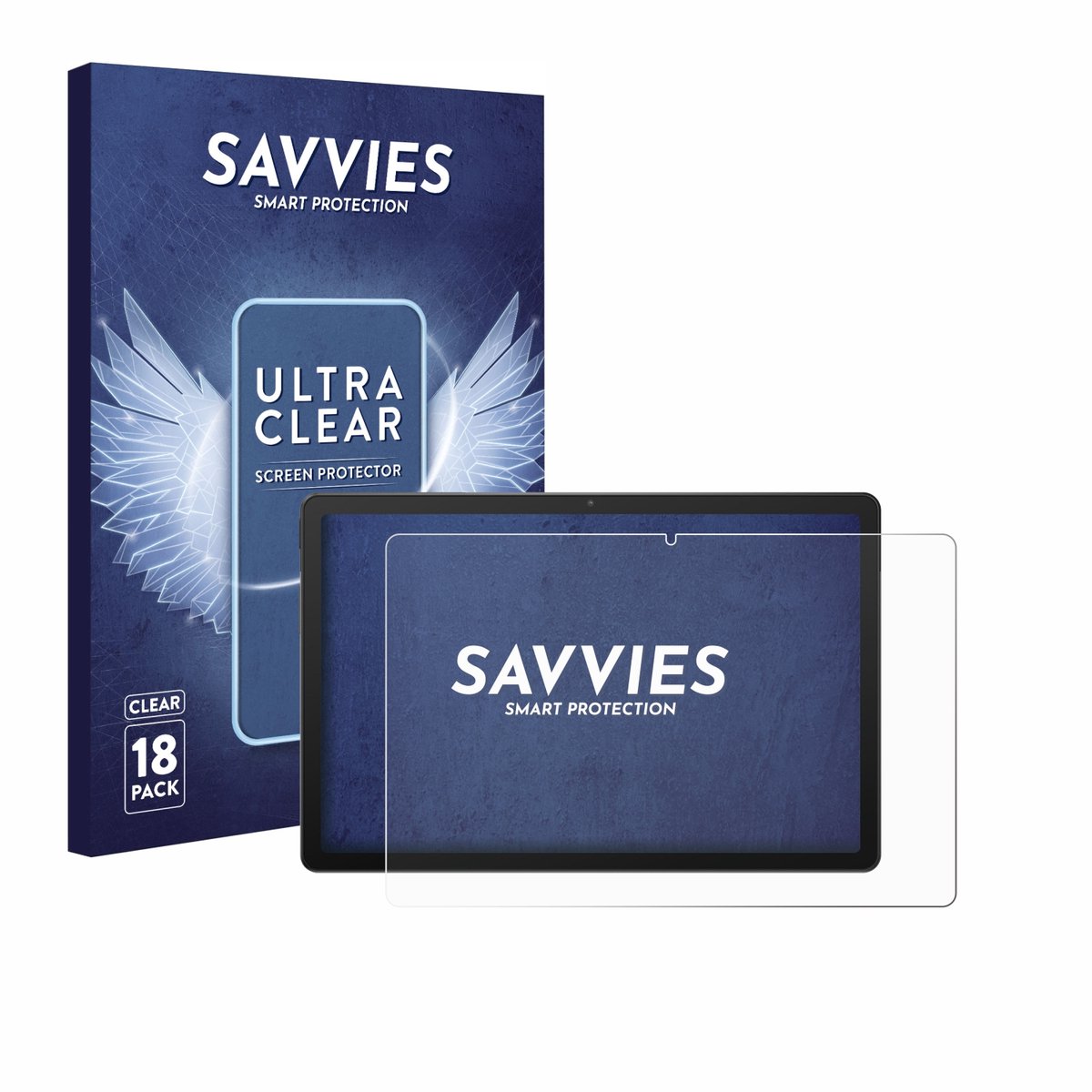 Savvies - Screenprotector voor Sunmi CPad 8.7" - Folie Beschermfolie transparant 18 Stuks