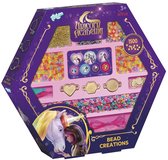 Ensemble de perles Unicorn Academy Totum 1500 pièces - jouet créatif à partir de 3 ans - fabrique des bracelets à breloques avec des perles dorées lettres et spéciales